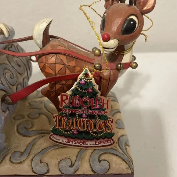 Jim Shore Traditions Rudolph the Red Nosed Reindeer Musical